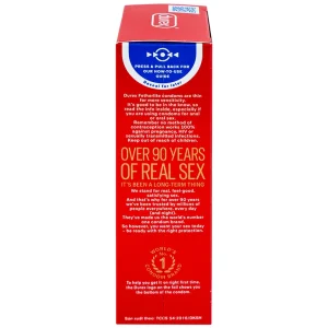 Bao cao su Durex Fetherlite vừa vặn, độ bảo vệ cao (12 cái)
