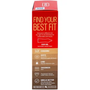 Bao cao su Durex Fetherlite vừa vặn, độ bảo vệ cao (12 cái)