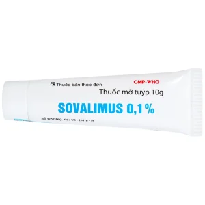Thuốc mỡ Sovalimus 0.1% Hadiphar điều trị chàm cơ địa (10g)