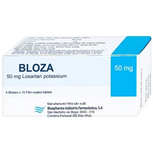 Thuốc Bloza Bluepharma điều trị tăng huyết áp (6 vỉ x 10 viên)
