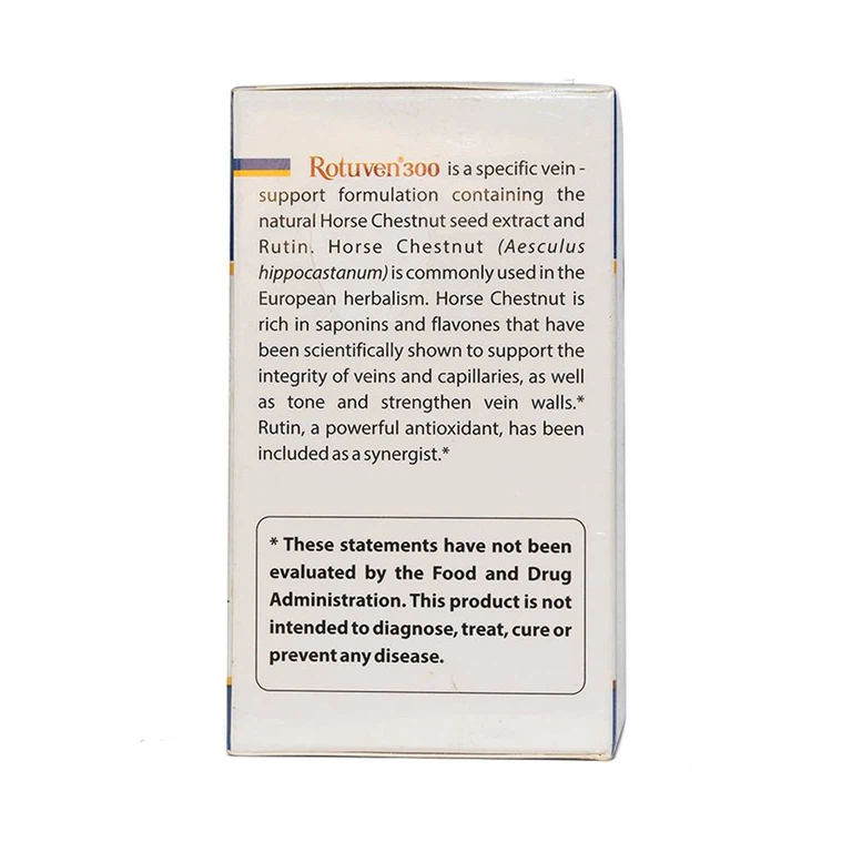 Viên uống Rotuven 300 Garden State Nutritionals điều trị suy giãn tĩnh mạch chân (60 viên)