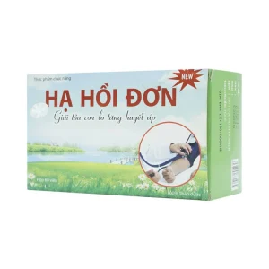 Viên uống Hạ Hồi Đơn HDpharma hỗ trợ hạ huyết áp, tăng sức bền thành mạch (60 viên)