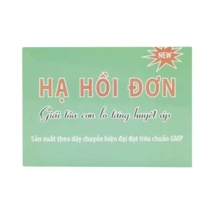 Viên uống Hạ Hồi Đơn HDpharma hỗ trợ hạ huyết áp, tăng sức bền thành mạch (60 viên)