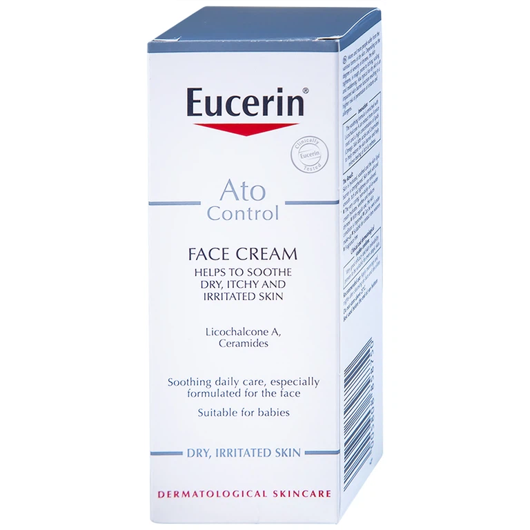 Kem dưỡng da mặt Eucerin AtoControl Face Cream giảm khô, ngứa và mẩn đỏ (50ml)