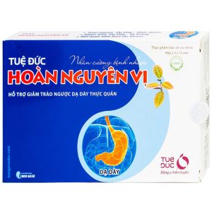 Viên uống Tuệ Đức Hoàn Nguyên Vị hỗ trợ giảm trào ngược dạ dày thực quản (2 vỉ x 10 viên)