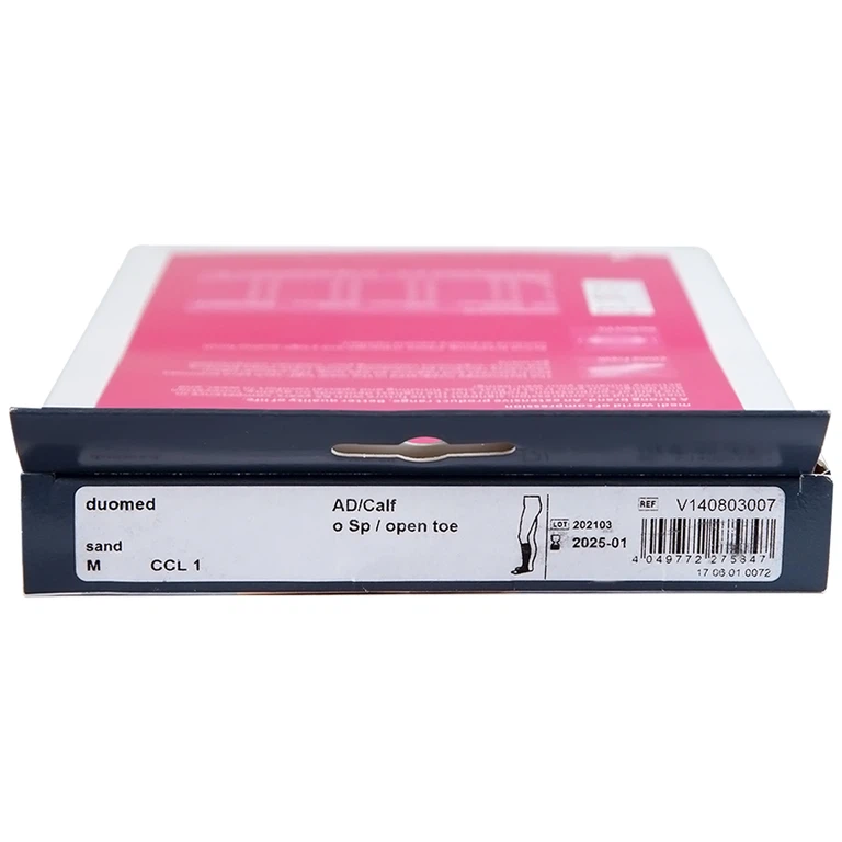 Vớ gối y khoa Duomed size M hỗ trợ điều trị suy tĩnh mạch, phù chân, đau nhức chân