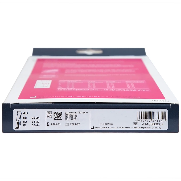 Vớ gối y khoa Duomed size M hỗ trợ điều trị suy tĩnh mạch, phù chân, đau nhức chân