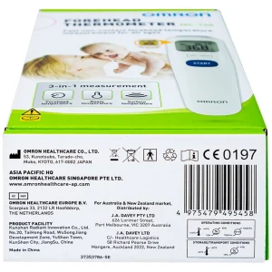 Nhiệt kế đo ở trán Omron Forehead Thermometer MC-720 cho kết quả tức thì
