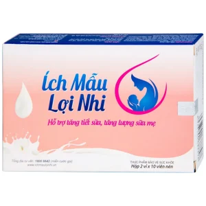 Viên uống Ích Mẫu Lợi Nhi IMC hỗ trợ tăng tiết sữa, tăng lượng sữa mẹ (2 vỉ x 10 viên)