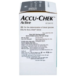 Que thử đường huyết Accu-Chek Active dùng cho máy Accu-Chek Active (50 cái)