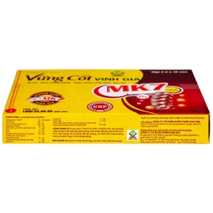 Viên uống Vững Cốt Vinh Gia hỗ trợ giảm loãng xương, giúp xương chắc khỏe dẻo dai (2 vỉ x 10 viên)