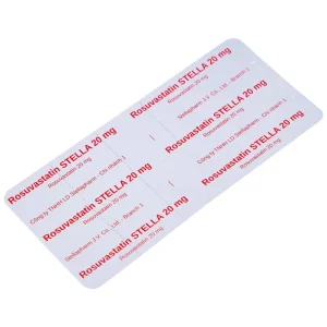Thuốc Rosuvastatin Stella 20mg điều trị tăng cholesterol máu (3 vỉ x 10 viên)