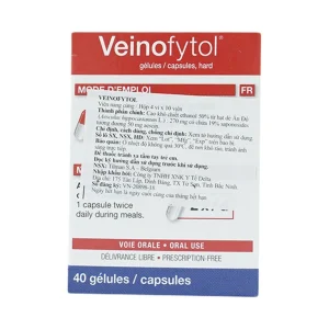 Thuốc Veinofytol Tilman điều trị suy tĩnh mạch mãn tính nhẹ (4 vỉ x 10 viên)