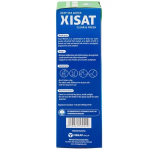 Xịt mũi nước biển sâu Xisat 75ml thông mũi, dễ thở, hỗ trợ điều trị viêm mũi xoang