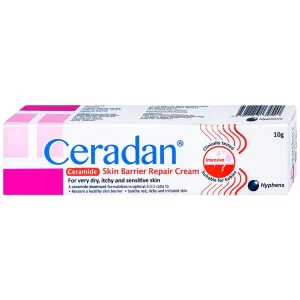 Kem phục hồi da Ceradan Ceramide Skin Barrier Repair Cream dành cho da khô, kích ứng và nhạy cảm (10g)