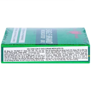 Dầu gió xanh Con Ó Eagle Brand Medicated Oil giảm nhức đầu, cảm cúm, đau lưng, viêm khớp (12 chai x 24ml)