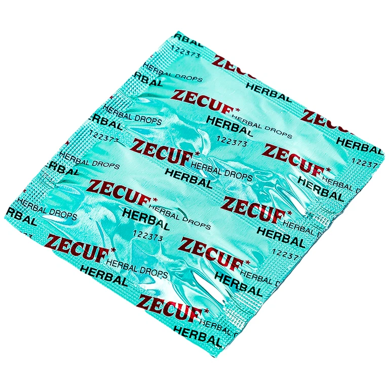 Viên ngậm Zecuf Herbal Drops giúp ấm họng, nhuận phế, hỗ trợ giảm triệu chứng ho (5 vỉ x 4 viên)