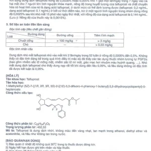 Thuốc nhỏ mắt Taflotan Santen làm giảm áp lực nội nhãn cao (2,5ml)