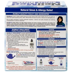 Gói hỗn hợp pha dung dịch rửa mũi NeilMed Sinus Rinse giảm và ngăn ngừa các chứng viêm mũi dị ứng (120 gói)