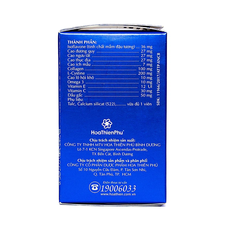 Viên uống Hoa Thiên bổ máu, tăng cường hoạt huyết (30 viên)