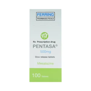 Viên nén Pentasa 500mg Ferring điều trị viêm loét đại tràng, bệnh Crohn (10 vỉ x 10 viên)