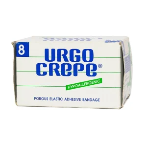 Băng keo thun co giãn Urgo Crepe size 8cm x 4.5m cố định phẫu thuật chỉnh hình, dự phòng chấn thương cơ khớp