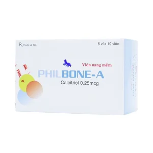 Thuốc Philbone-A Phil điều trị loãng xương, bệnh còi xương (5 vỉ x 10 viên)