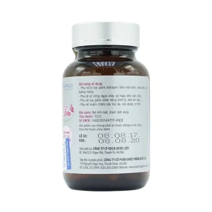 Viên uống Đào Hồng Đơn Venus Nafaco hỗ trợ cải thiện thiếu hụt nội tiết tố nữ (60 viên)