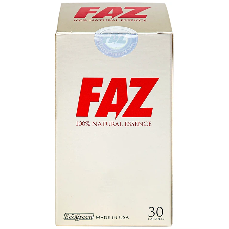 Viên uống FAZ Ecogreen hỗ trợ giảm cholesterol toàn phần, giảm LDL-c (30 viên)