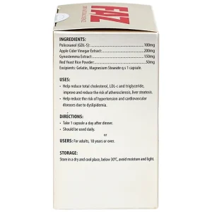 Viên uống FAZ Ecogreen hỗ trợ giảm cholesterol toàn phần, giảm LDL-c (30 viên)