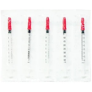 Kim tiêm tiểu đường B.Braun Omnican 1ml/40 I.U màu đỏ dùng cho người tiểu đường (100 cái)