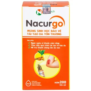 Dung dịch xịt Nacurgo Đại Bắc tạo màng sinh học tái tạo da tổn thương (30ml)