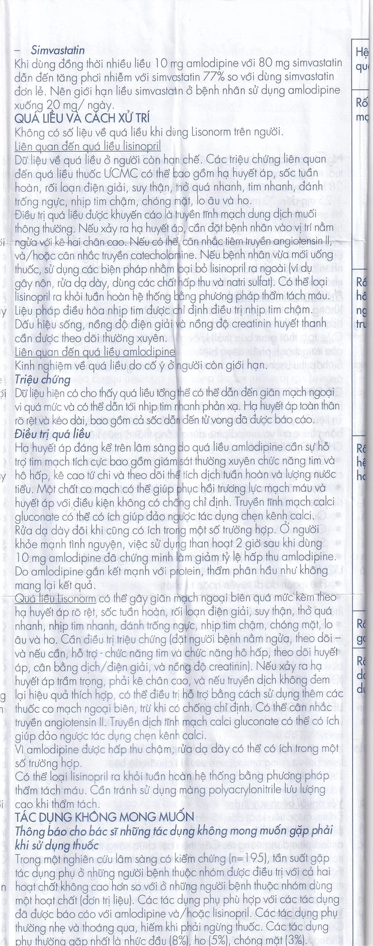 Viên nén Lisonorm Gedeon điều trị tăng huyết áp vô căn (3 vỉ x 10 viên)