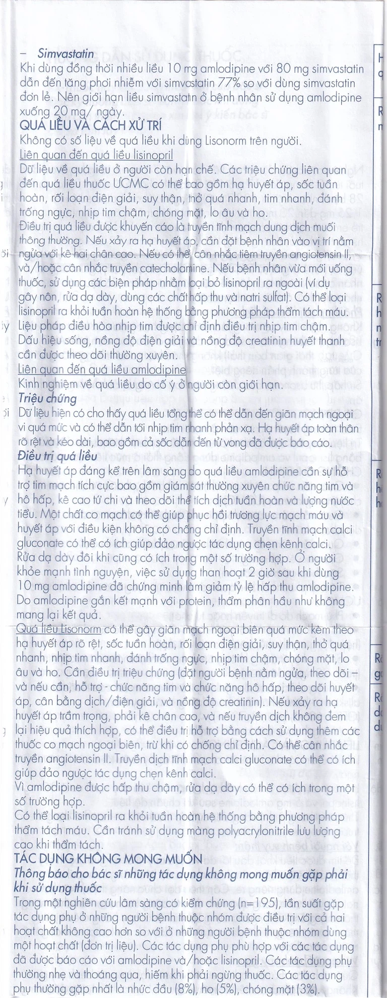 Viên nén Lisonorm Gedeon điều trị tăng huyết áp vô căn (3 vỉ x 10 viên)