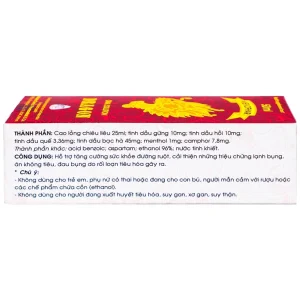 Dung dịch uống Con Rồng Mekophar hỗ trợ tăng cường sức khỏe đường ruột (50ml)