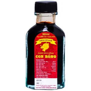 Dung dịch uống Con Rồng Mekophar hỗ trợ tăng cường sức khỏe đường ruột (50ml)
