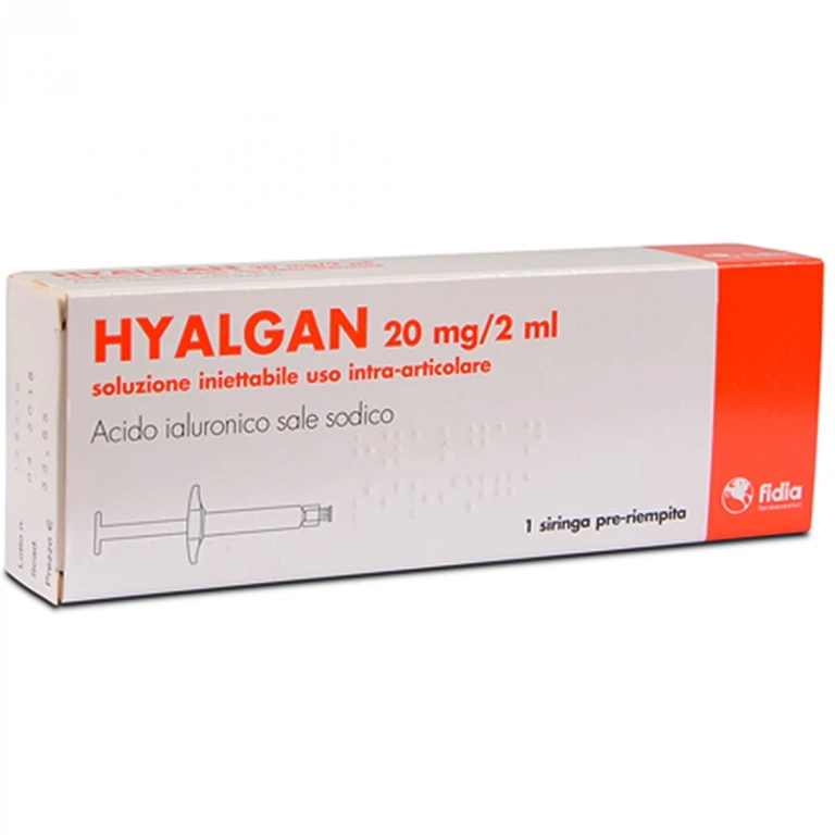 Thuốc tiêm Hyalgan 20mg/2ml INJ điều trị bệnh khớp do chấn thương và thoái hóa (2ml)