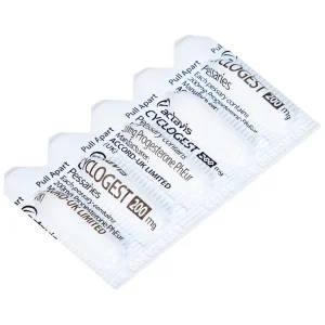 Viên đặt Cyclogest 200mg Actavis điều trị các hội chứng tiền kinh, trầm cảm (3 vỉ x 5 viên)