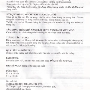 Viên nén Medibro 30mg Arlico tiêu chất nhầy đường hô hấp (10 vỉ x 10 viên)