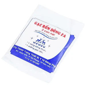 Gạc rốn Đông Fa 3 Con Nai bảo vệ vùng rốn và giữ ấm cho bé (100 hộp)