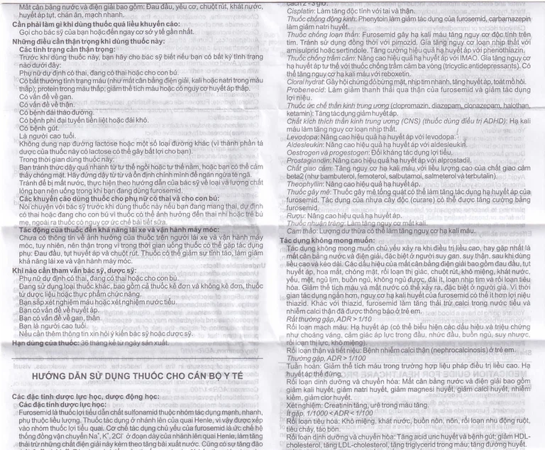 Thuốc Agifuros 40mg Agimexpharm điều trị phù phổi cấp, phù do tim, gan, thận (10 vỉ x 25 viên)