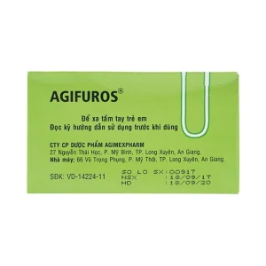 Thuốc Agifuros 40mg Agimexpharm điều trị phù phổi cấp, phù do tim, gan, thận (10 vỉ x 25 viên)