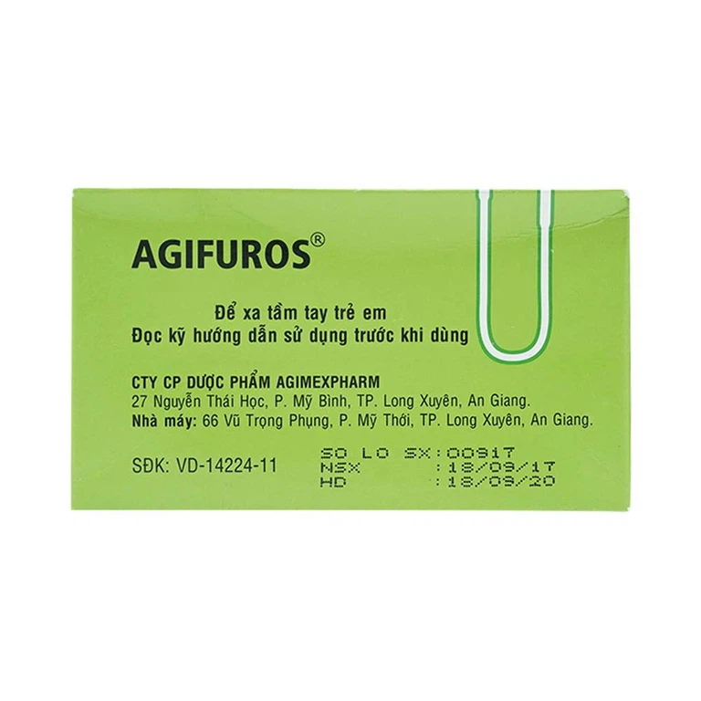 Thuốc Agifuros 40mg Agimexpharm điều trị phù phổi cấp, phù do tim, gan, thận (10 vỉ x 25 viên)