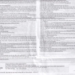 Thuốc Agifuros 40mg Agimexpharm điều trị phù phổi cấp, phù do tim, gan, thận (10 vỉ x 25 viên)