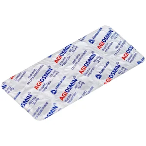 Thuốc Agiosmin Agimexpharm điều trị suy tĩnh mạch mạn tính (4 vỉ x 15 viên)