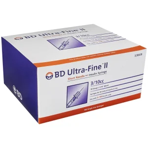 Bơm tiêm tiểu đường BD Ultra -Fine II 3/10cc Becton (100 cây)
