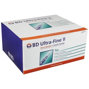 Kim BD Ultra-Fine II 1ml Becton tiêm Insulin cho người bệnh tiểu đường (100 cây)