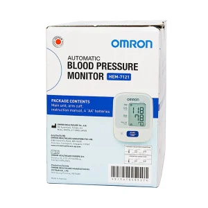 Máy đo huyết áp bắp tay tự động Omron HEM-7121 lưu 30 kết quả đo gần nhất