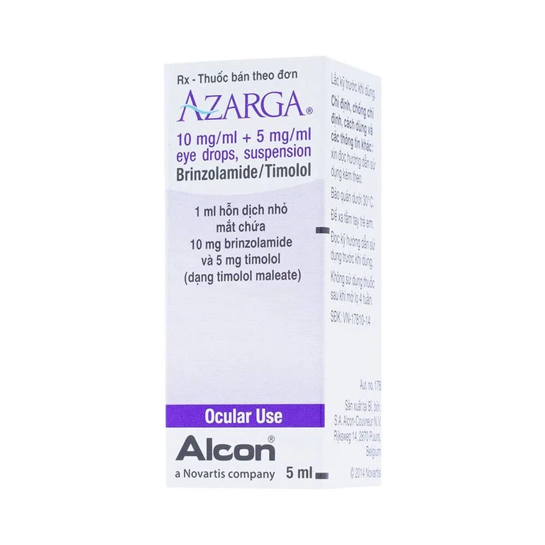 Thuốc nhỏ mắt Azarga Alcon giảm áp lực nội nhãn (5ml)