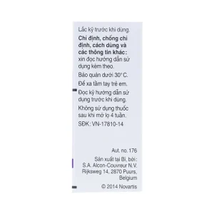 Thuốc nhỏ mắt Azarga Alcon giảm áp lực nội nhãn (5ml)